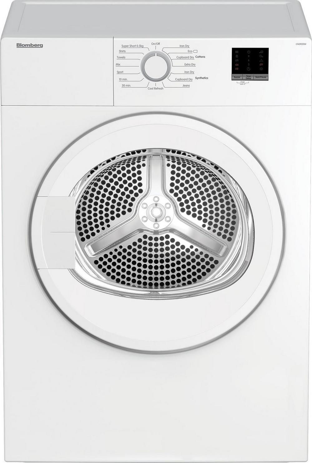 Blomberg LTA09020W 9kg Vented Tumble Dryer - White