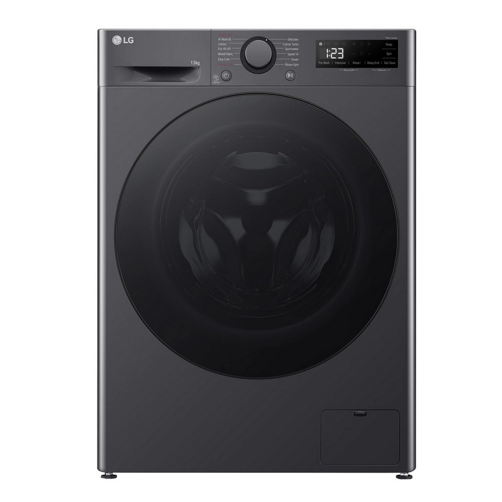 LG F4Y513GBLN1 13kg 1400 Spin Washing Machine - Slate Grey LG F4Y513GBLN1 13kg 1400 Spin Washing Machine - Slate Grey