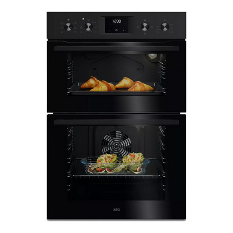 AEG OU5NP20B Double Built In Oven - Black AEG OU5NP20B Double Built In Oven - Black