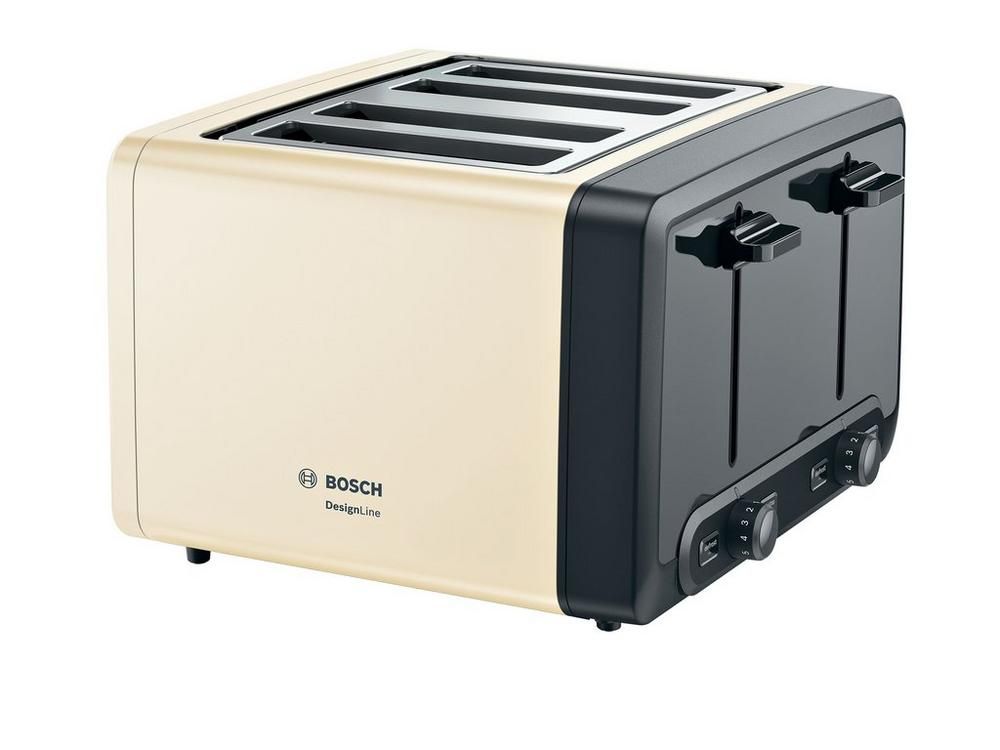 Bosch TAT4P447GB 4 Slot Toaster - Cream Bosch TAT4P447GB 4 Slot Toaster - Cream