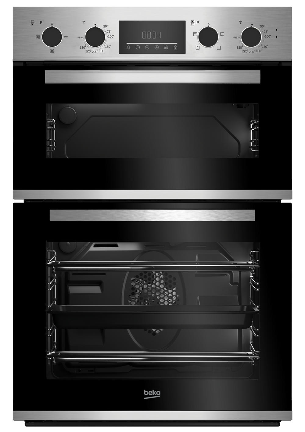 Beko CDFY22309X 60cm Built In High Specification RecycledNet Double Oven - S