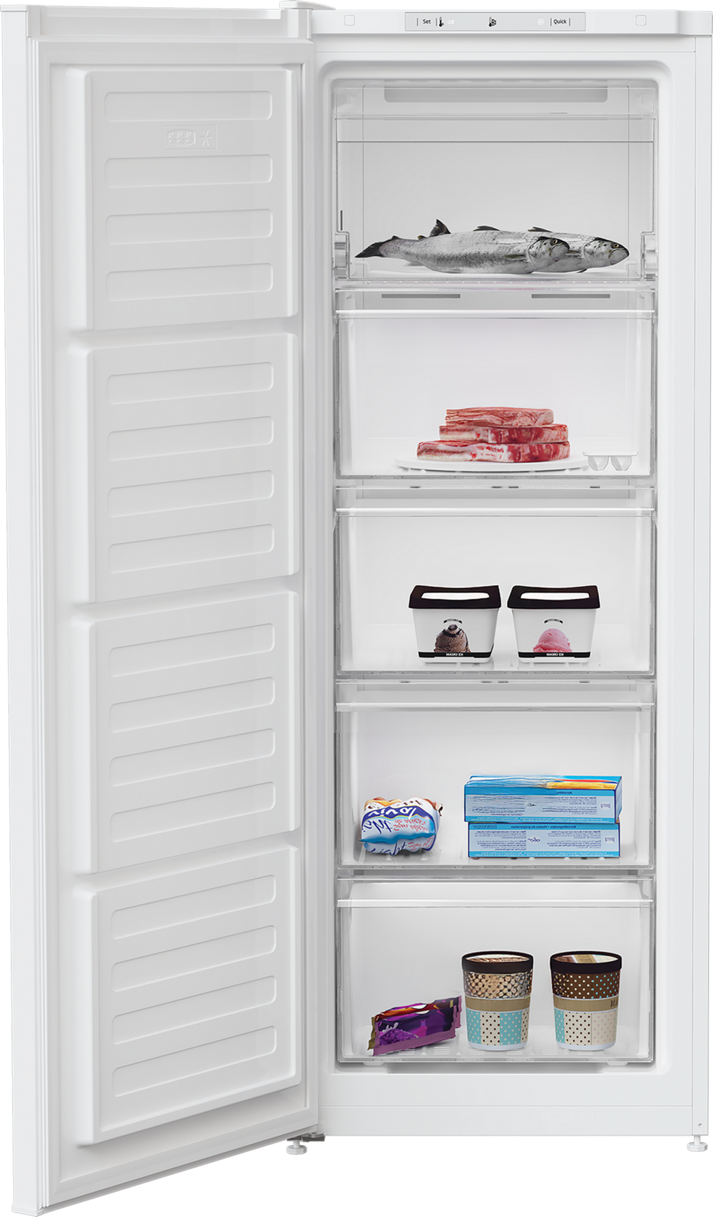 Beko FNE4545W Beko FNE4545W Freestanding Tall Frost Free Freezer – Reliable Cold Storage, Whatever the Weather Beko FNE4545W Beko FNE4545W Freestanding Tall Frost Free Freezer – Reliable Cold Storage, Whatever the Weather