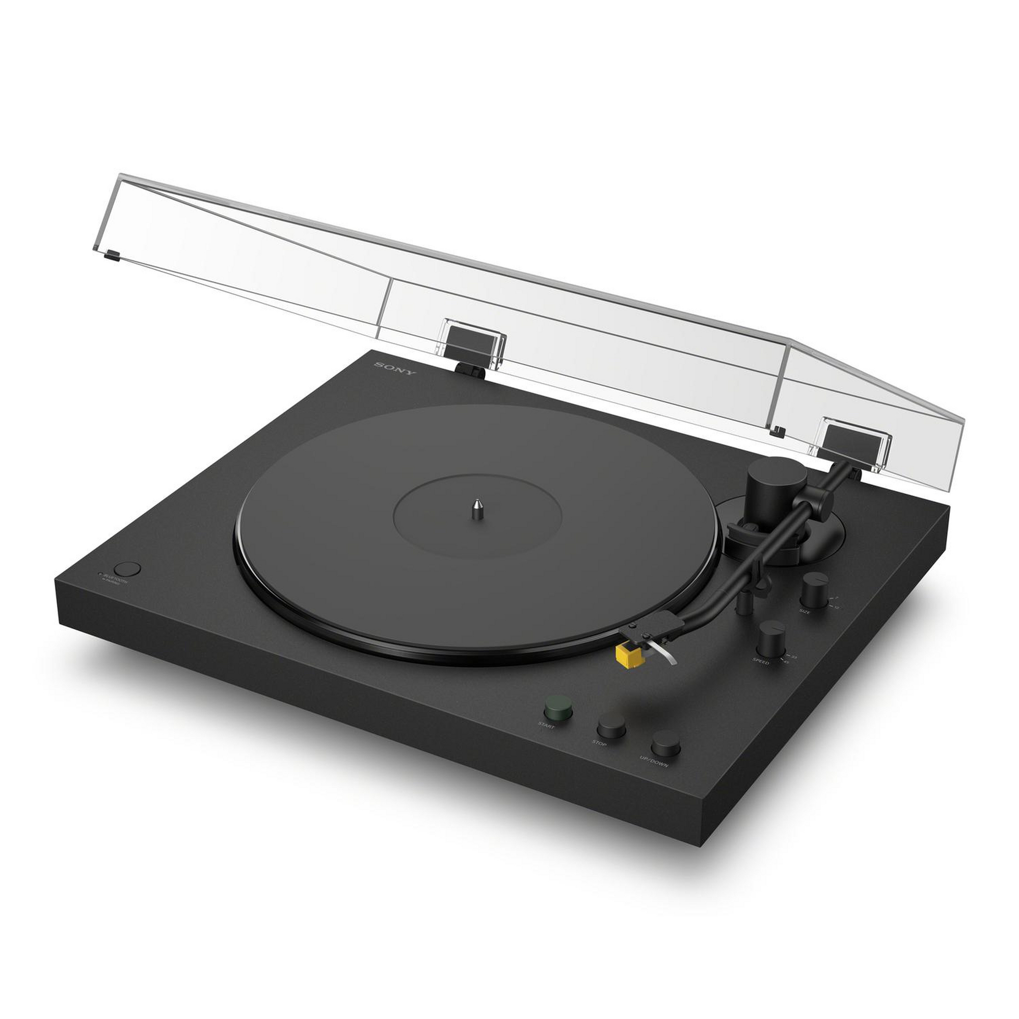 Sony PSLX5BT.CEK Wireless Bluetooth Turntable with Auto Playback - Premium cartridge & Stylus - Pure Black Sony PSLX5BT.CEK Wireless Bluetooth Turntable with Auto Playback - Premium cartridge & Stylus - Pure Black