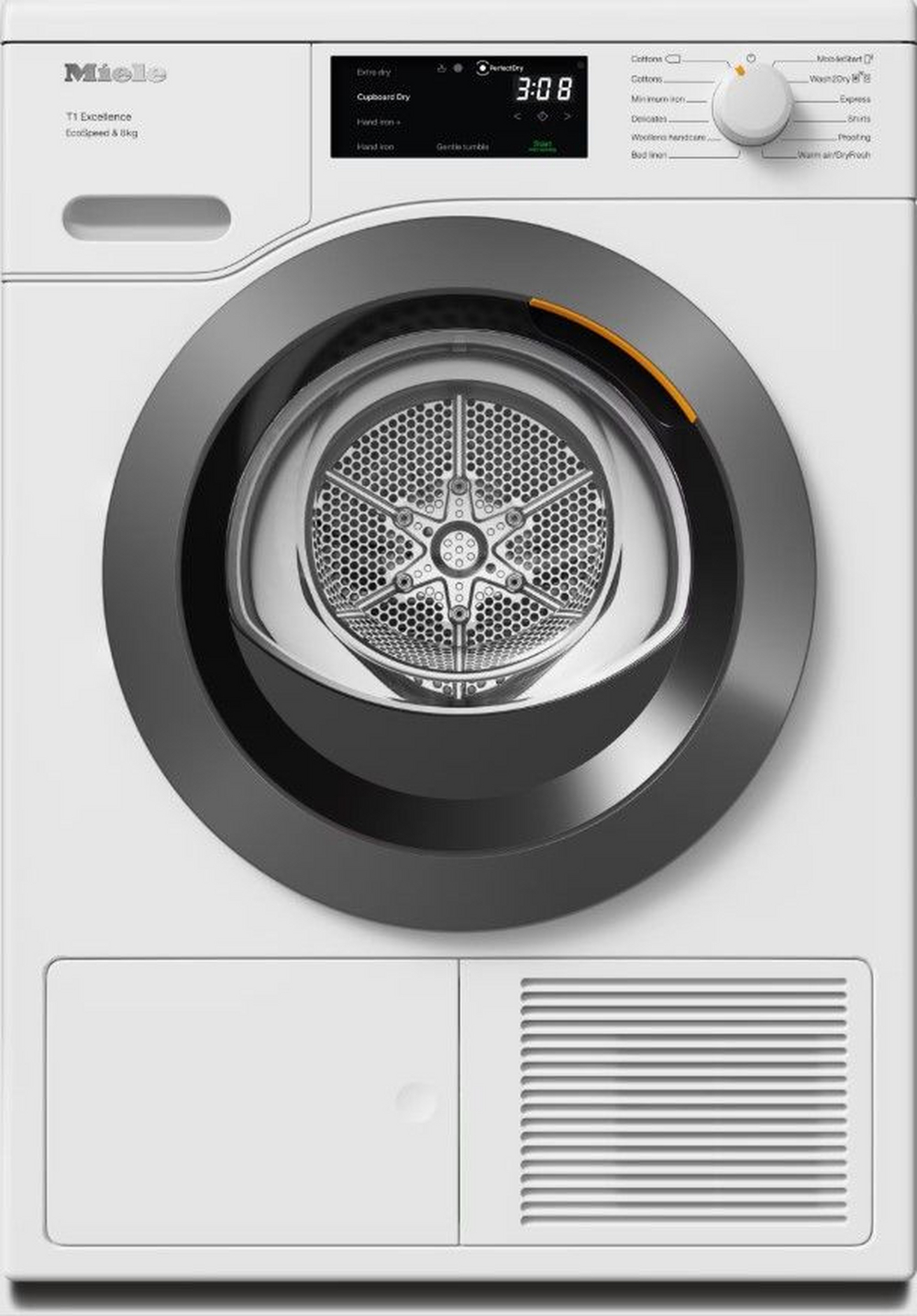 Miele TEC645 WP 8kg Tumble Dryer – White Miele TEC645 WP 8kg Tumble Dryer – White