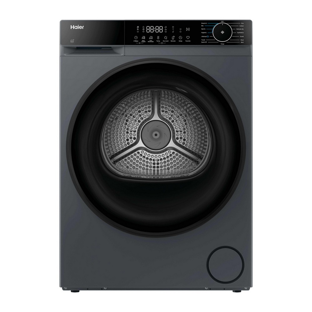 Haier HD90-D357U1G-UK 9kg Heat Pump Tumble Dryer - Graphite Haier HD90-D357U1G-UK 9kg Heat Pump Tumble Dryer - Graphite