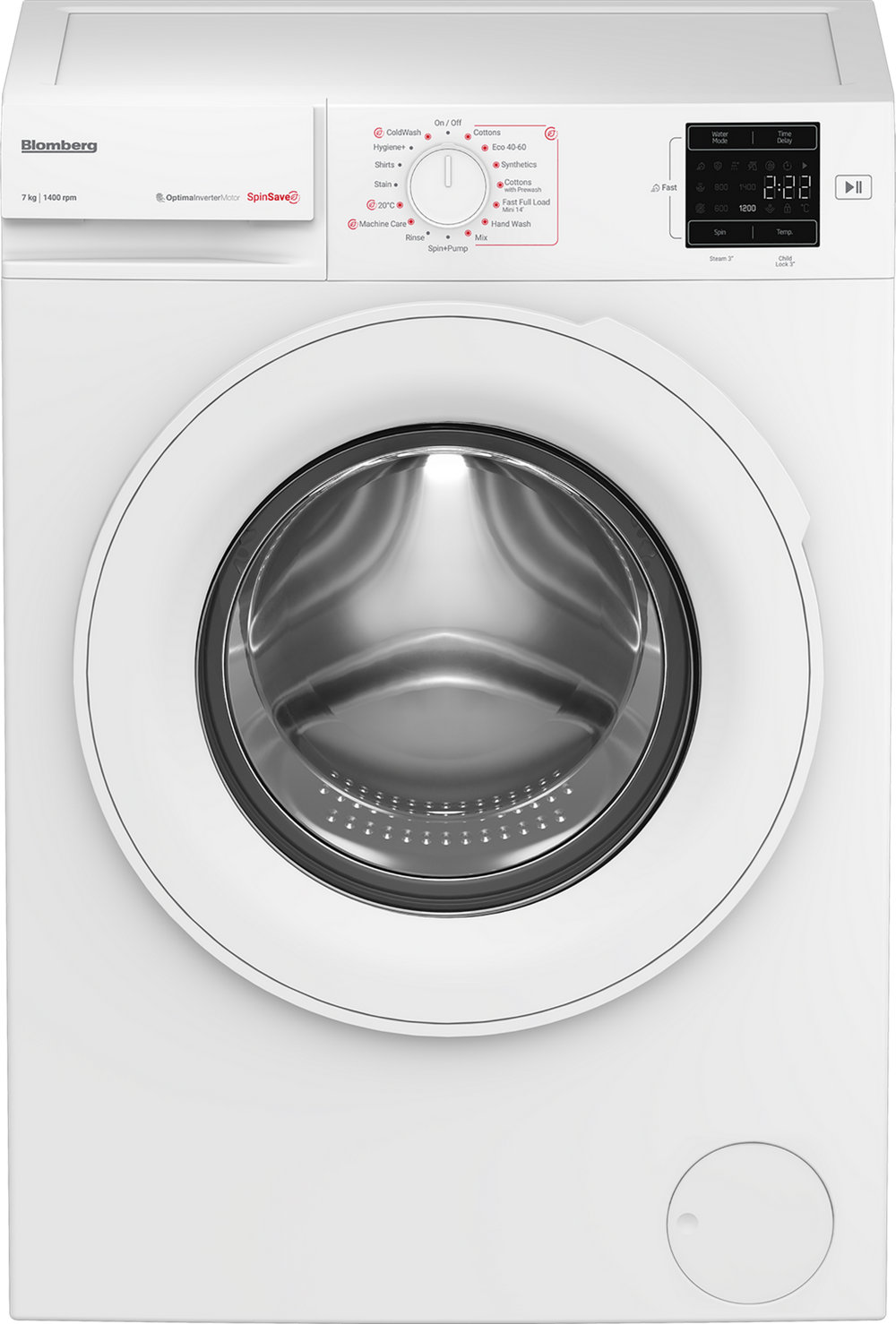 Blomberg LWA27461W 7kg 1400 Spin SpinSave Washing Machine - White