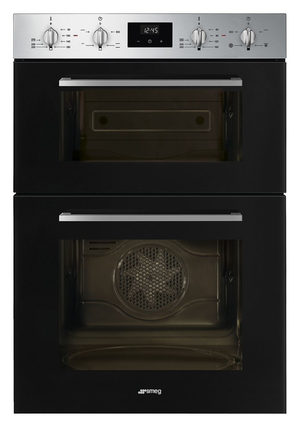  Smeg DOSF400B 59.7cm Built In Electric Double Oven - Black