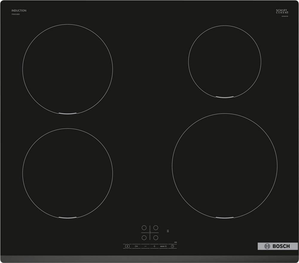 Bosch PIE631BB5E 59.2cm Induction Hob - Black