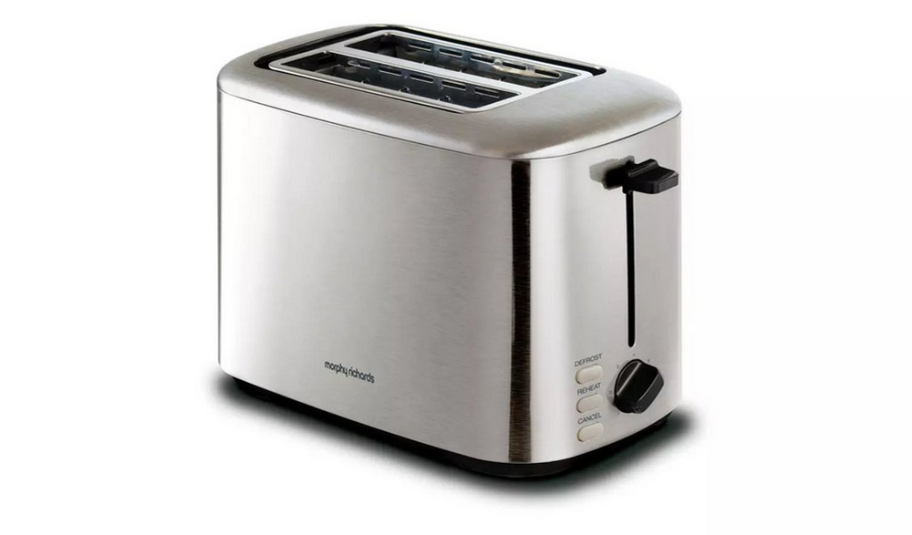 Morphy Richards Appliances 222067 2 Slice Toaster - Stainless Steel Morphy Richards Appliances 222067 2 Slice Toaster - Stainless Steel