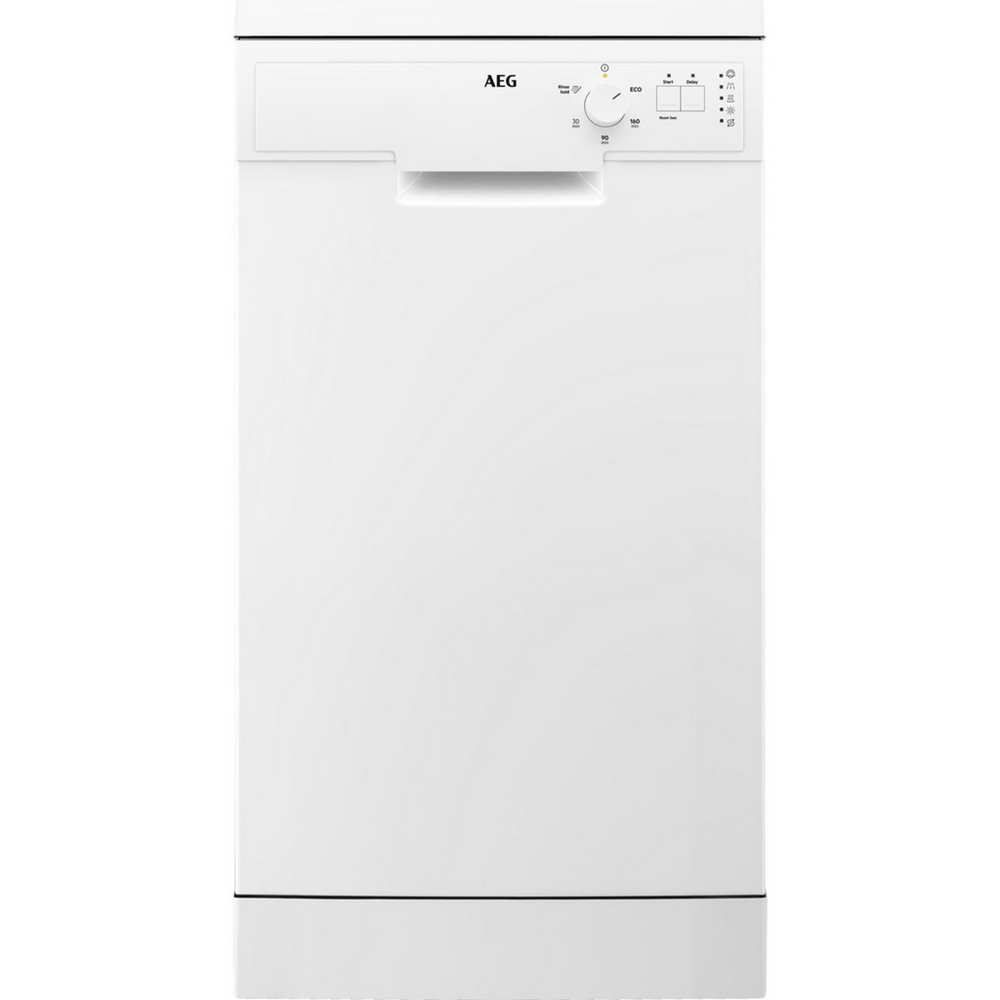AEG FFX52507ZW Slimline Dishwasher - White - 10 Place Settings