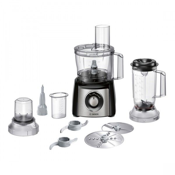 Bosch MCM3501MGB MultiTalent 3 Compact 800W Food Processor - Black & Stainles