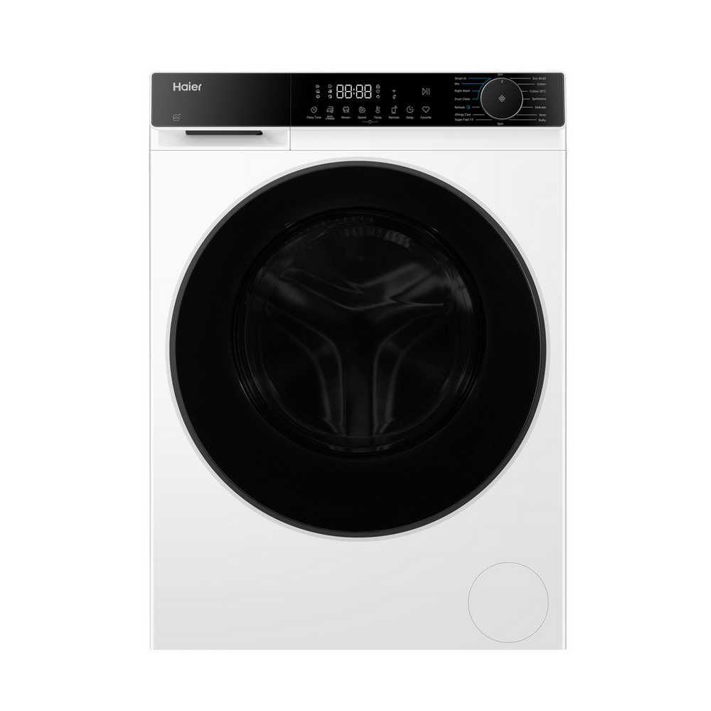 Haier X5 Plus HW90BP14357AETUK 9kg, 1400 Spin Washing Machine - White