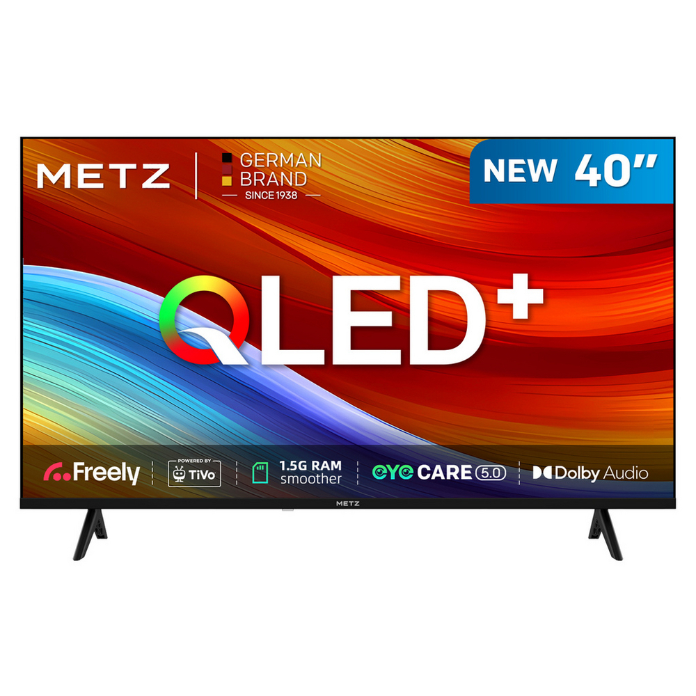 METZ 40MQH6800ZUK 40" HD Smart QLED TV with Freely 