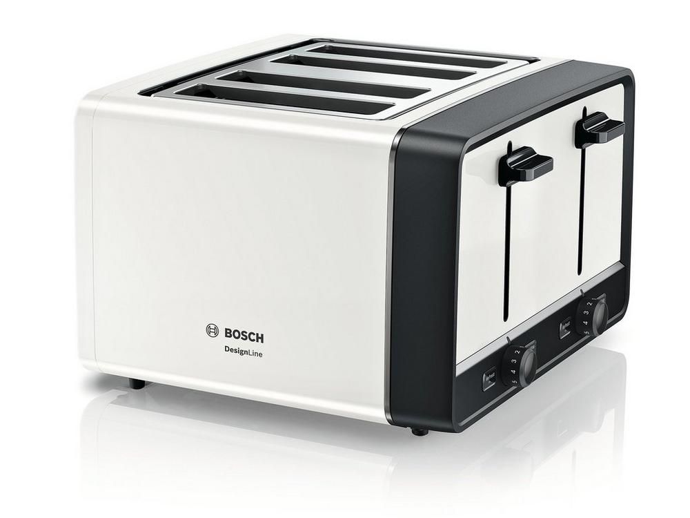 Bosch TAT5P441GB 4 Slice Toaster - White Bosch TAT5P441GB 4 Slice Toaster - White