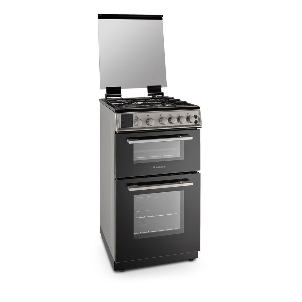  MDOG50LS 50cm Double Gas Cooker – Silver