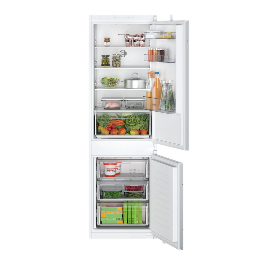 Bosch KIN86NSE0G Bosch KIN86NSE0G 54.1cm Integrated 60/40 Frost Free Fridge Freezer – 5 Year Warranty