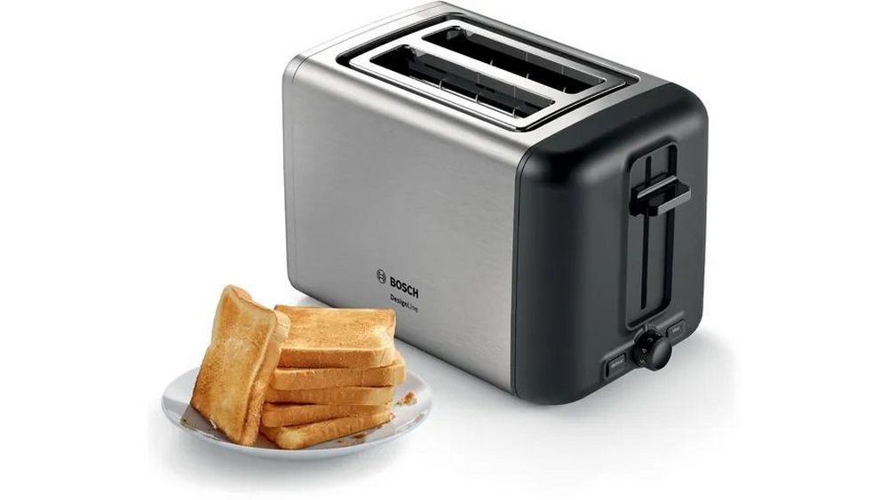 Bosch TAT3P420GB 2 Slice Toaster - Stainless Steel Bosch TAT3P420GB 2 Slice Toaster - Stainless Steel