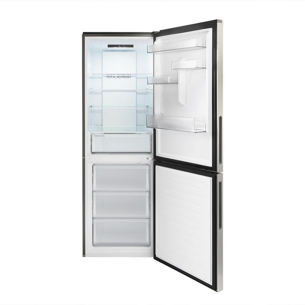 Sensis RFCMF0160ES 59.5cm 60/40 Total No Frost Fridge Freezer - Silver 