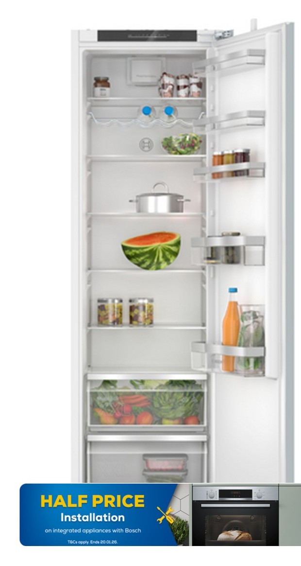Bosch KIR81VFE0G Integrated Tall Larder Fridge Bosch KIR81VFE0G Integrated Tall Larder Fridge