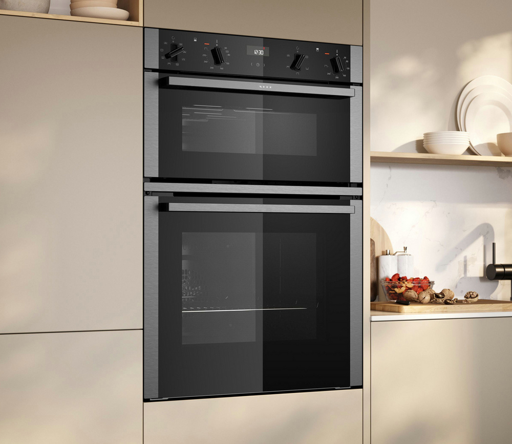 Neff U1ACE2AN3B N50 Built In Electric Double Oven - Stainless Steel Neff U1ACE2AN3B N50 Built In Electric Double Oven - Stainless Steel