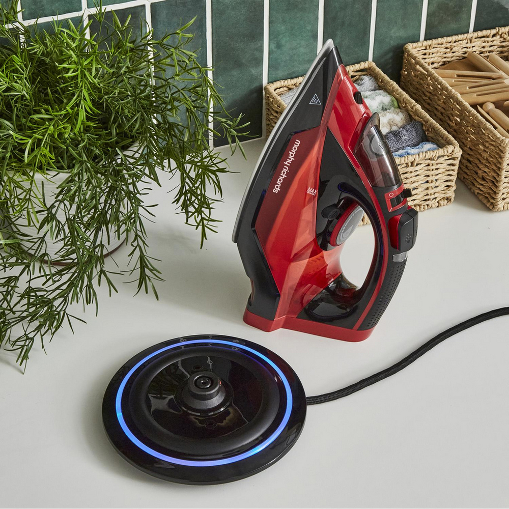 Morphy Richards EasyCharge Cordless Steam Iron - Red