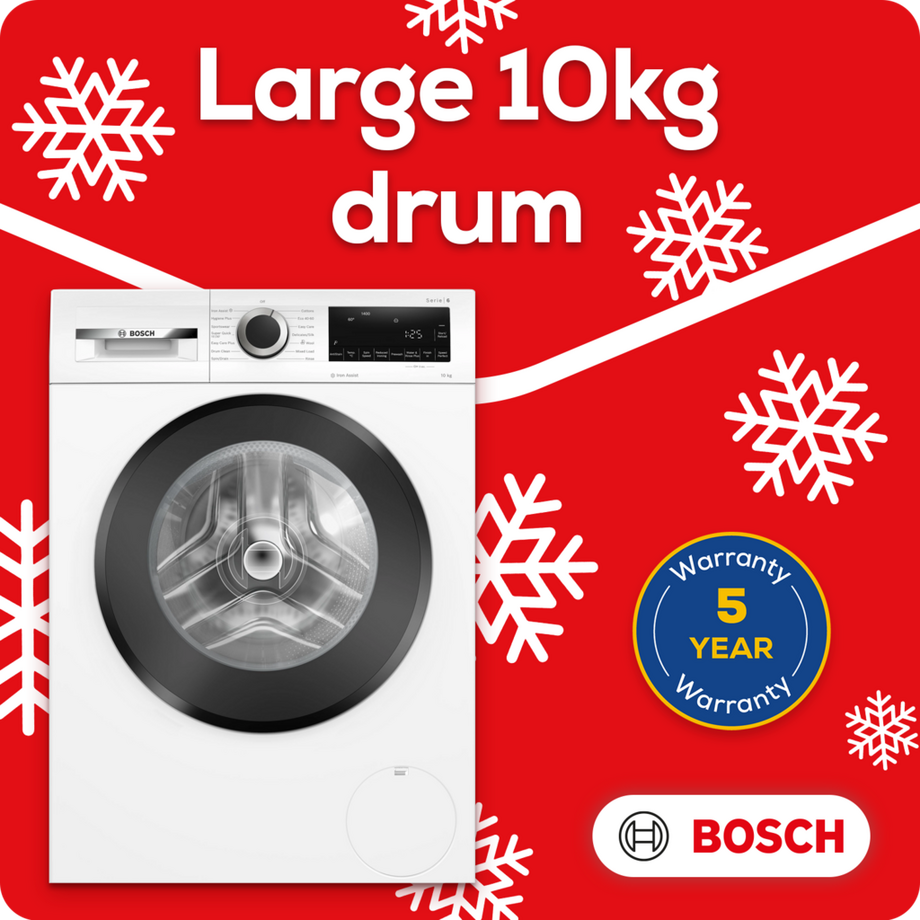 Bosch WGG254Z1GB 10kg 1400 Spin Washing Machine - White Bosch WGG254Z1GB 10kg 1400 Spin Washing Machine - White