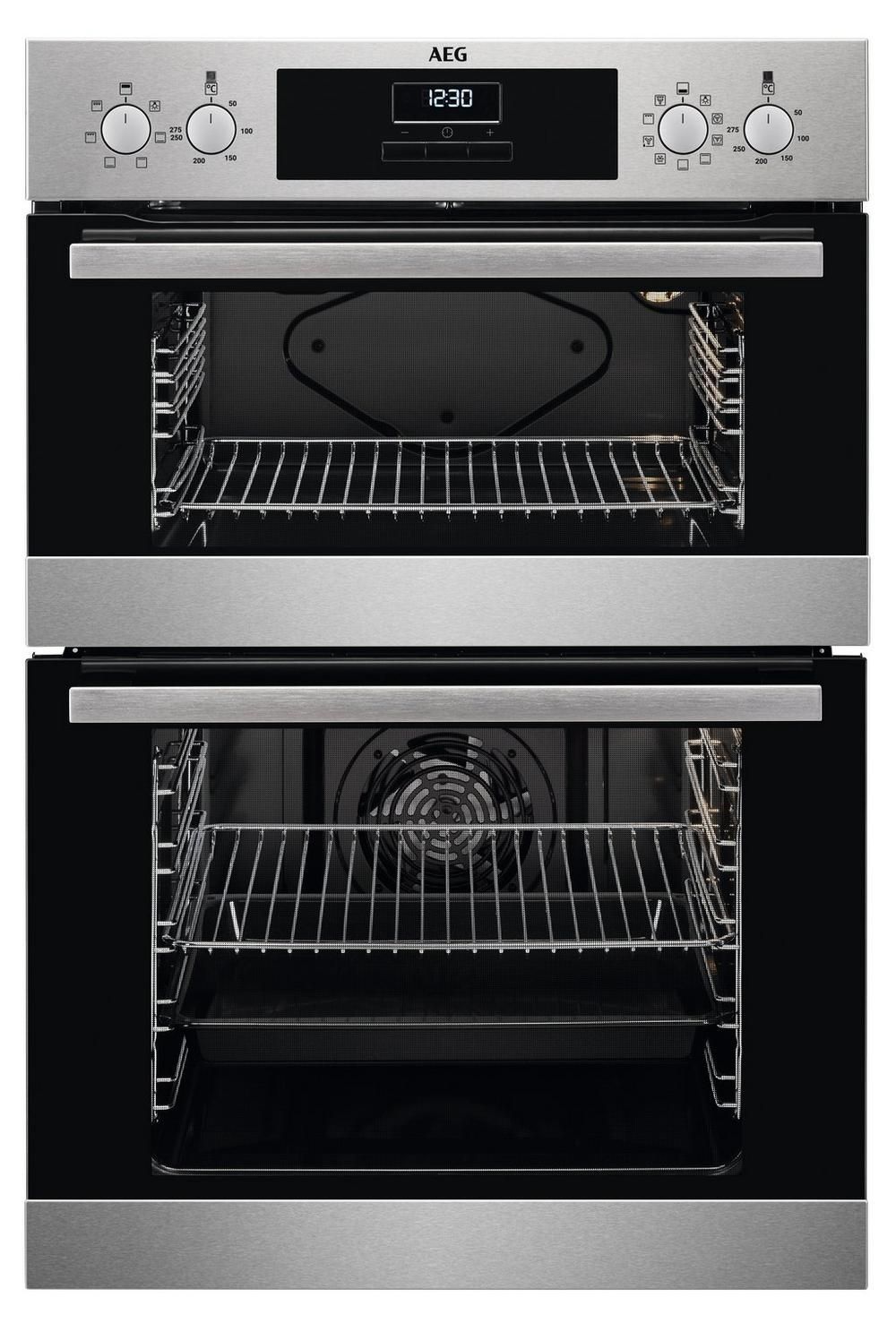 AEG DEX33111EM 59.4cm Built In Electric Double Oven - Stainless