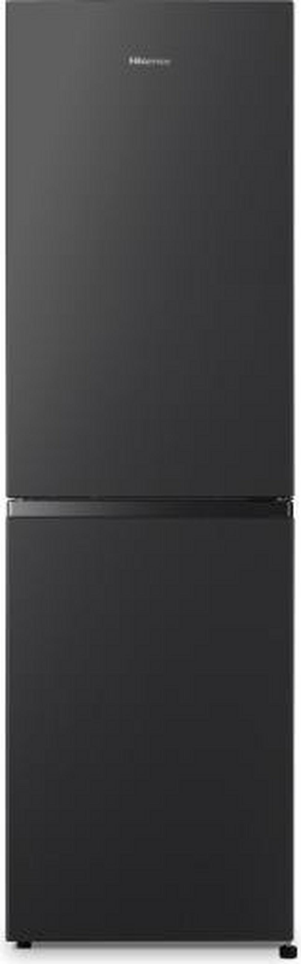 Hisense RB327N4BBE 55cm 50/50 Total No Frost Fridge Freezer - Black Steel Hisense RB327N4BBE 55cm 50/50 Total No Frost Fridge Freezer - Black Steel