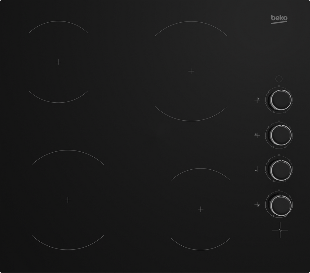 Beko CIHYV21B 58cm Ceramic Hob - Black Beko CIHYV21B 58cm Ceramic Hob - Black