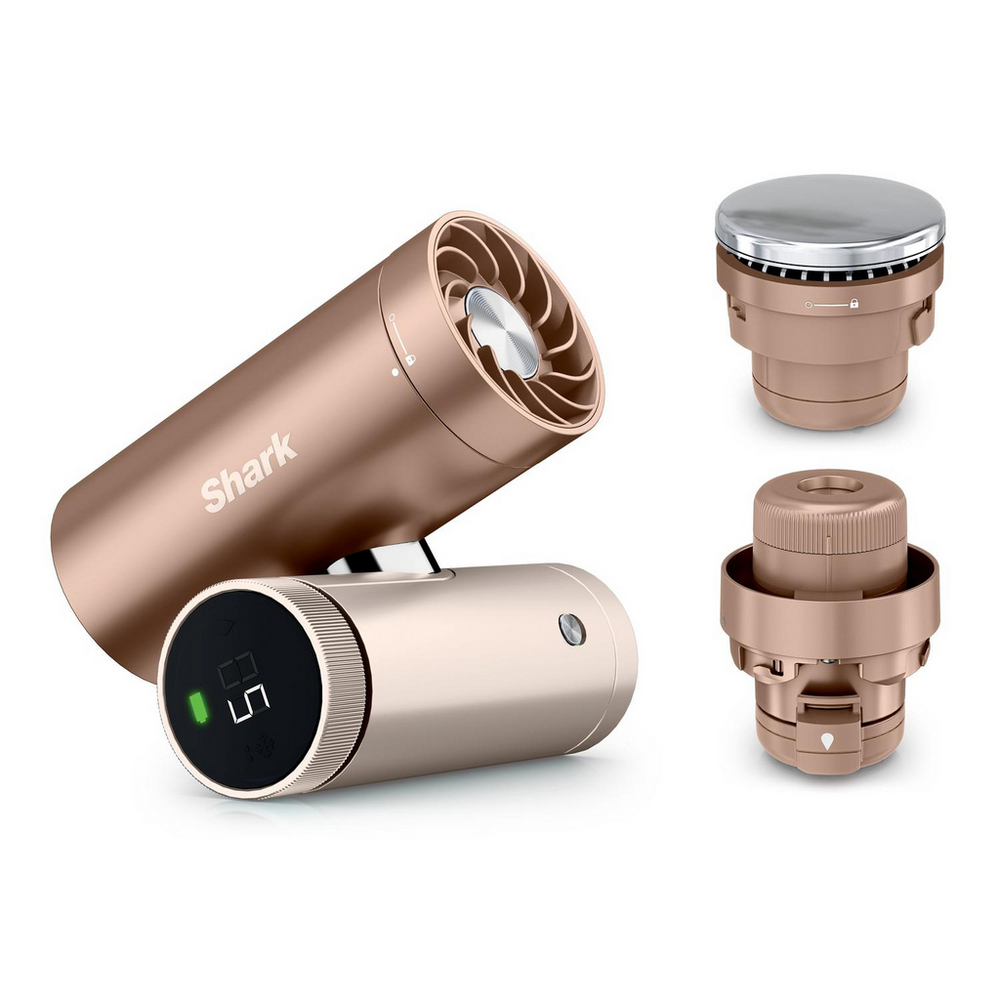 Shark FA022UKBR ChillPill 3-in-1 Fan, Mist & InstaChill System - Iced Latte