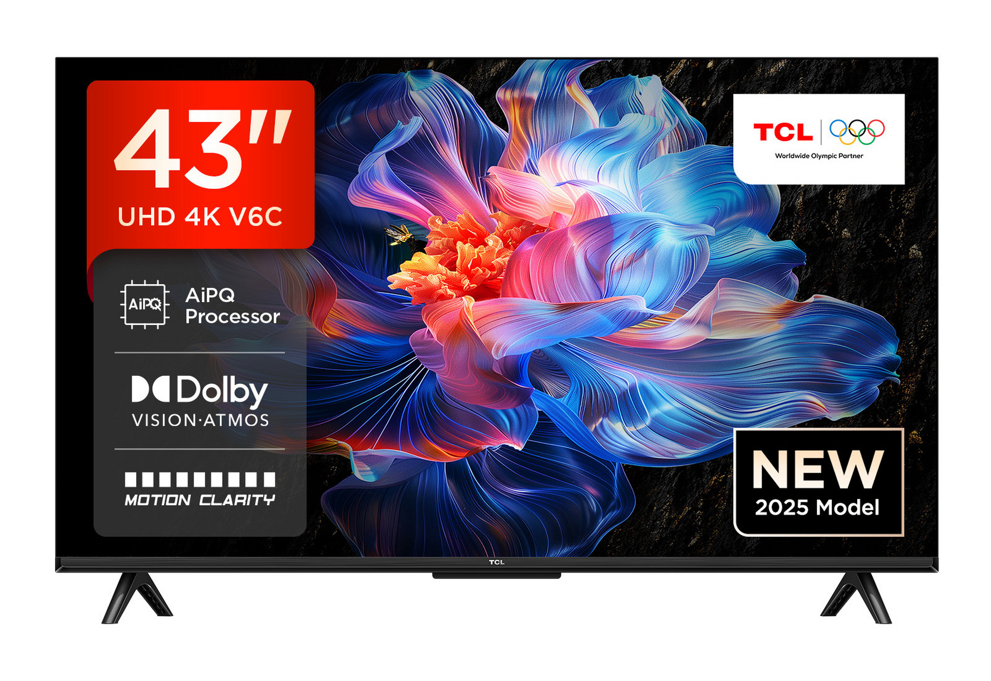 TCL 43V6C-UK 43" 4K HDR Google TV