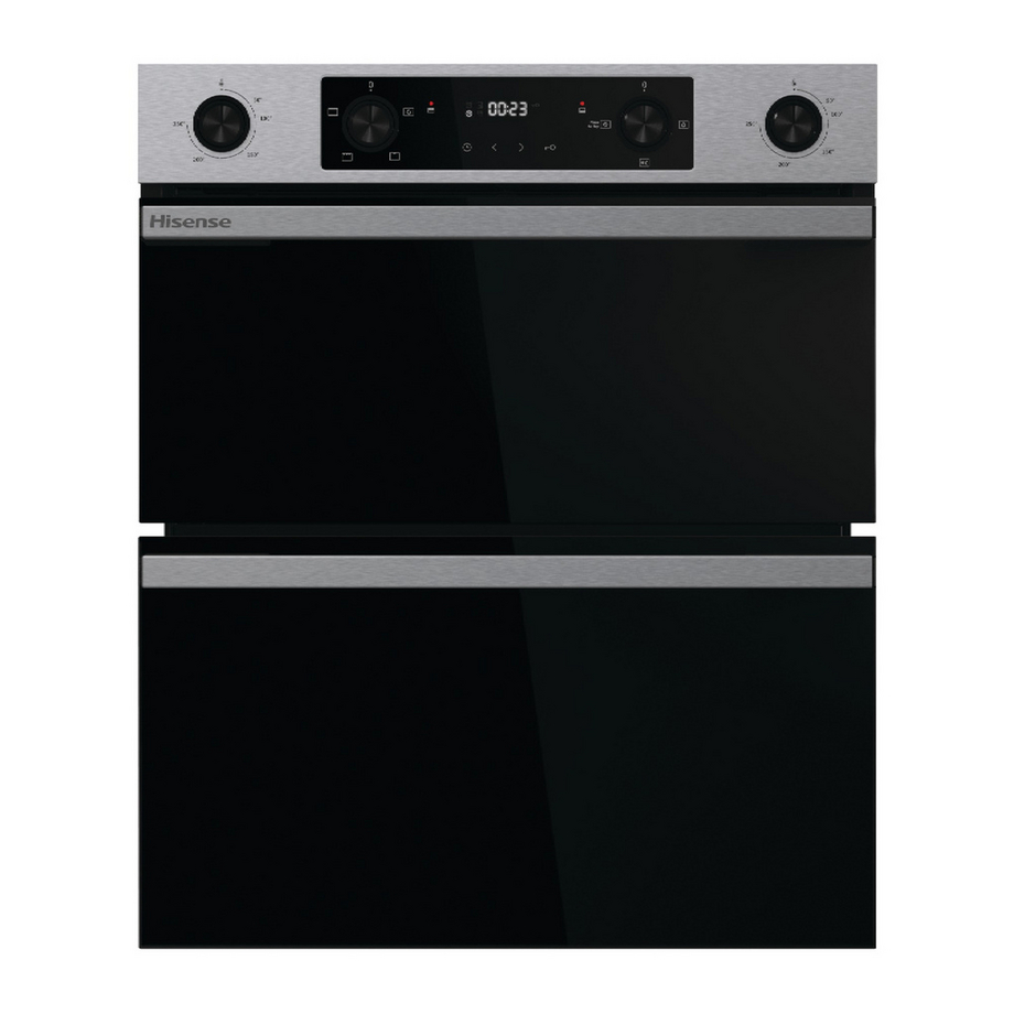 Hisense BUD714221CX Built Under Electric Double Oven - Black & Stainless Steel Hisense BUD714221CX Built Under Electric Double Oven - Black & Stainless Steel