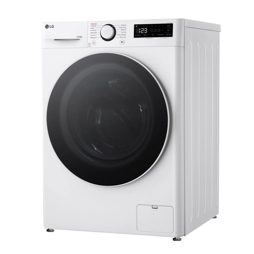 LG FWY606WWLN1 10kg/6kg 1400 Spin Washer Dryer - White LG FWY606WWLN1 10kg/6kg 1400 Spin Washer Dryer - White