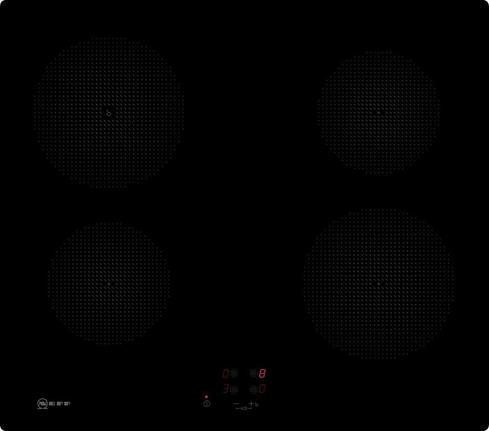 NEFF T36CA50X1U Induction Hob – Sleek Black 4-Zone Built-In Cooker