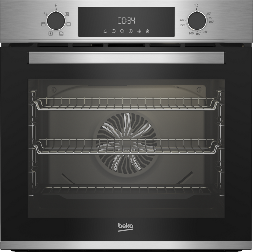 Beko CIMY91X 60cm Built In Single Multi - function Oven - Stainless Steel Beko CIMY91X 60cm Built In Single Multi - function Oven - Stainless Steel