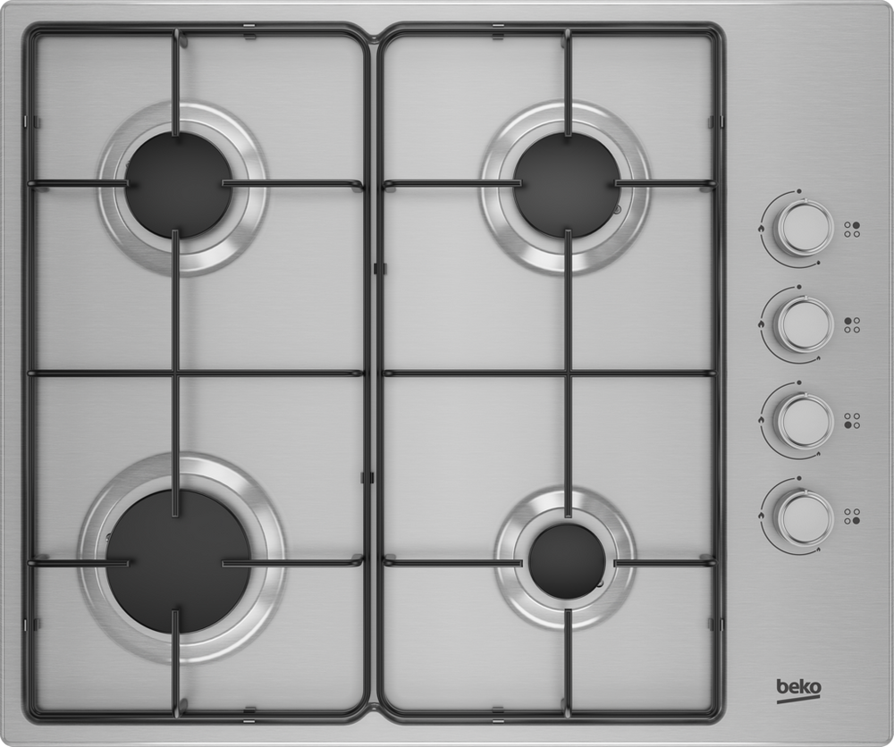 Beko CIHYG21SX 61cm Gas Hob - Stainless Steel Beko CIHYG21SX 61cm Gas Hob - Stainless Steel