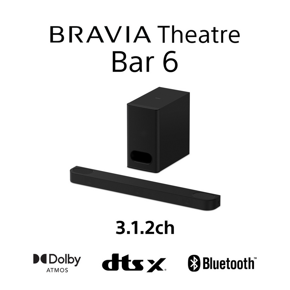 Sony HTB600.CEK 3.1.2ch BRAVIA Theatre Bar 6 Dolby Atmos® Soundbar Sony HTB600.CEK 3.1.2ch BRAVIA Theatre Bar 6 Dolby Atmos® Soundbar