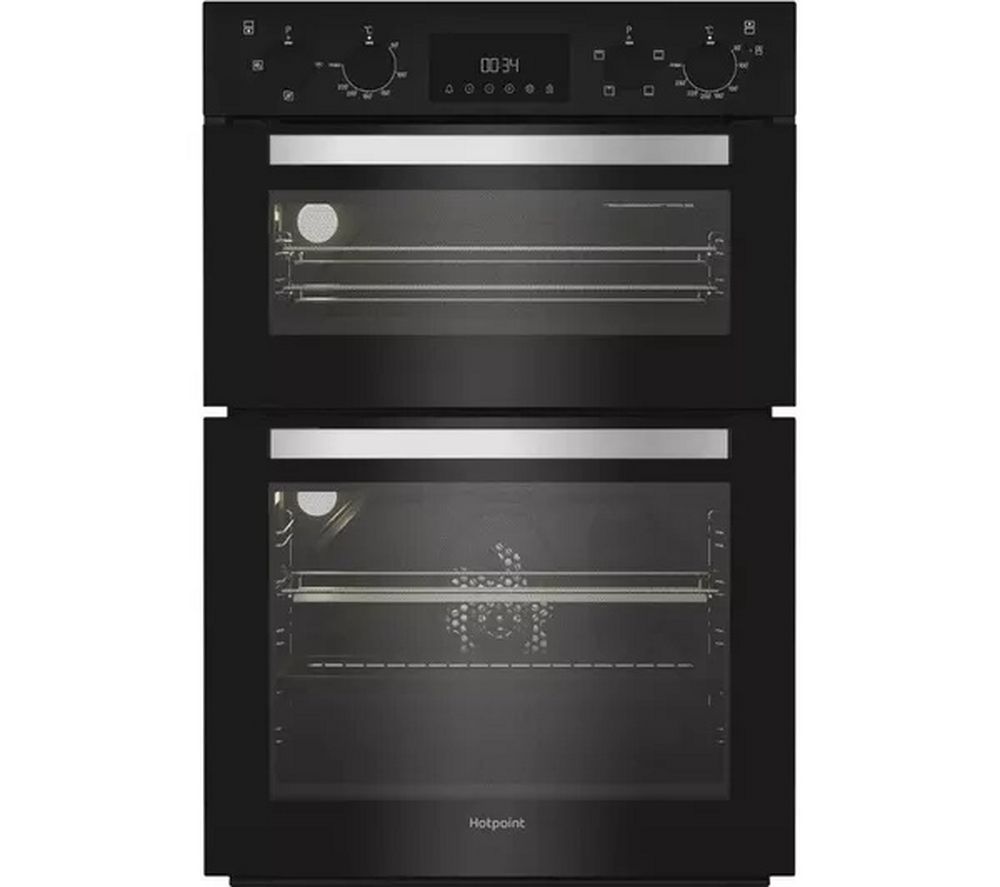 Hotpoint DIH10DB Built-In Electric Fan Double Oven – Black Hotpoint DIH10DB Built-In Electric Fan Double Oven – Black