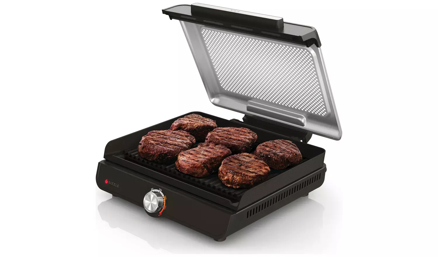 NINJA GR101UK Ninja Sizzle Grill & Flat Plate - Black