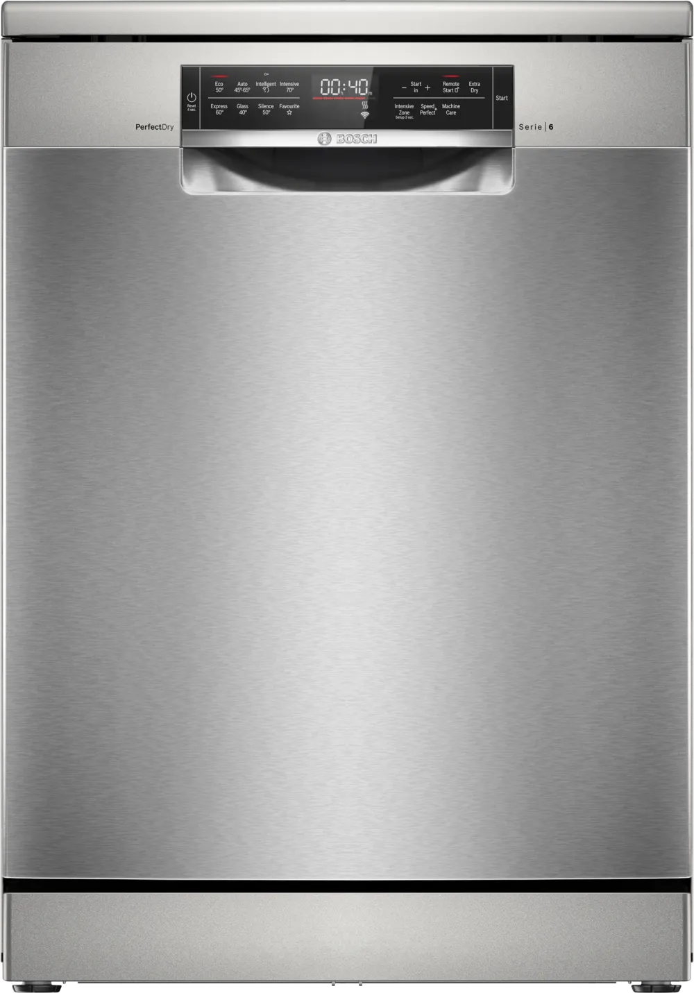 Bosch SMS6TCI02G Series 6 Freestanding Dishwasher – 60cm, Brushed Steel Anti-Fingerprint