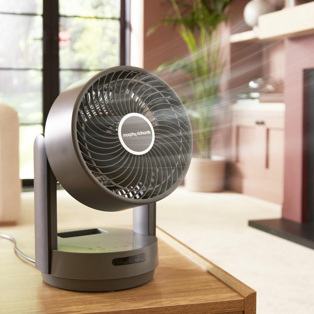 Morphy Richards Cooling Desk Fan - Grey Morphy Richards Cooling Desk Fan - Grey