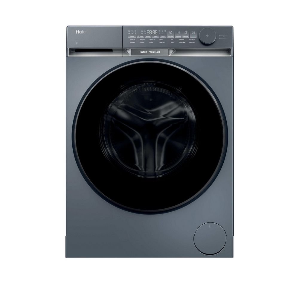 Haier HW100-B14387GUU A rated 10kg, 1400 Spin Washing Machine - Graphite Haier HW100-B14387GUU A rated 10kg, 1400 Spin Washing Machine - Graphite