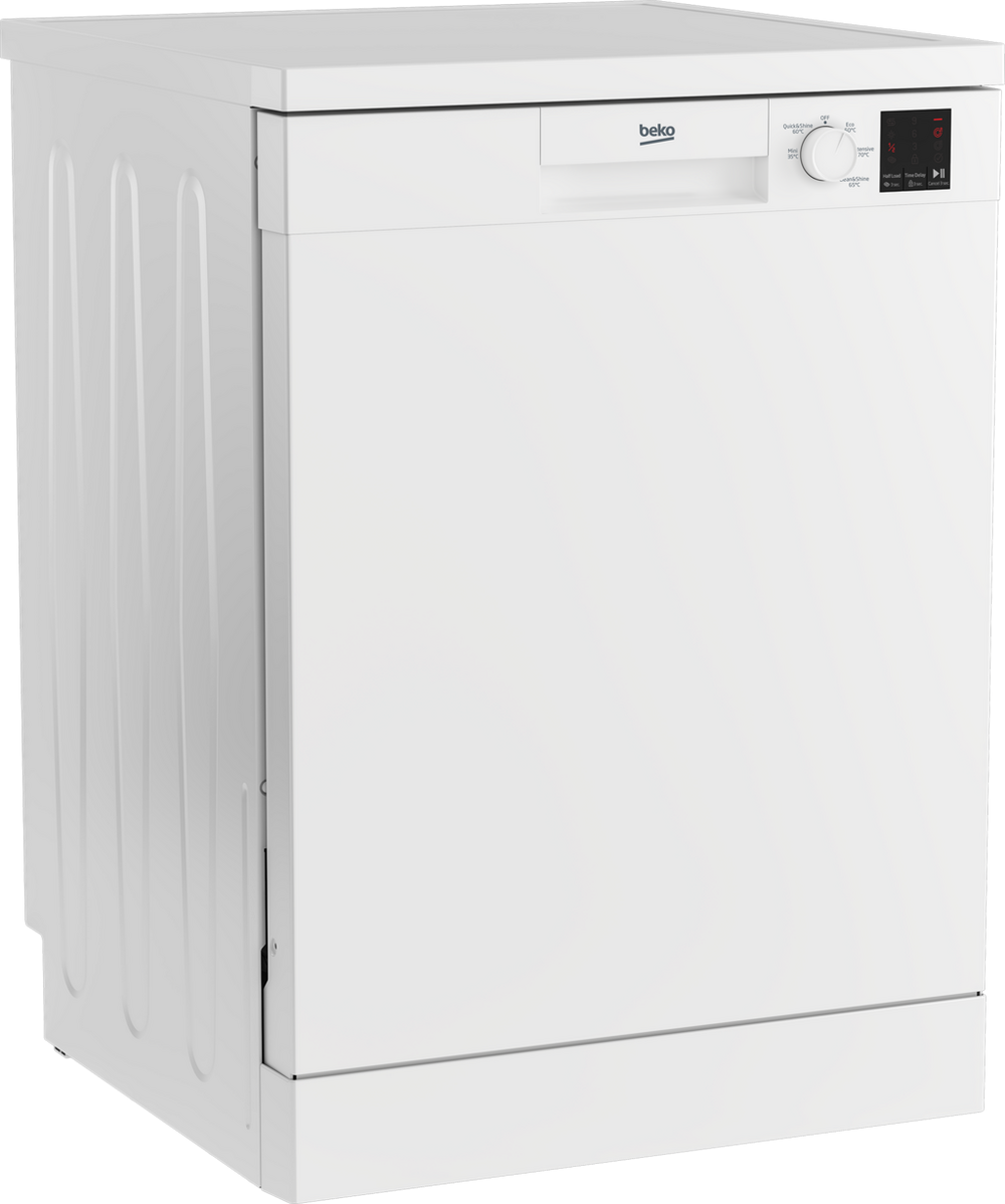 Beko DVN05C20W Full Size Dishwasher - White - 13 Place Settings Beko DVN05C20W Full Size Dishwasher - White - 13 Place Settings