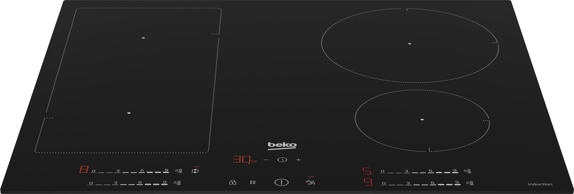 Beko HIIP64530UFT 60cm Plug & Play Induction Hob