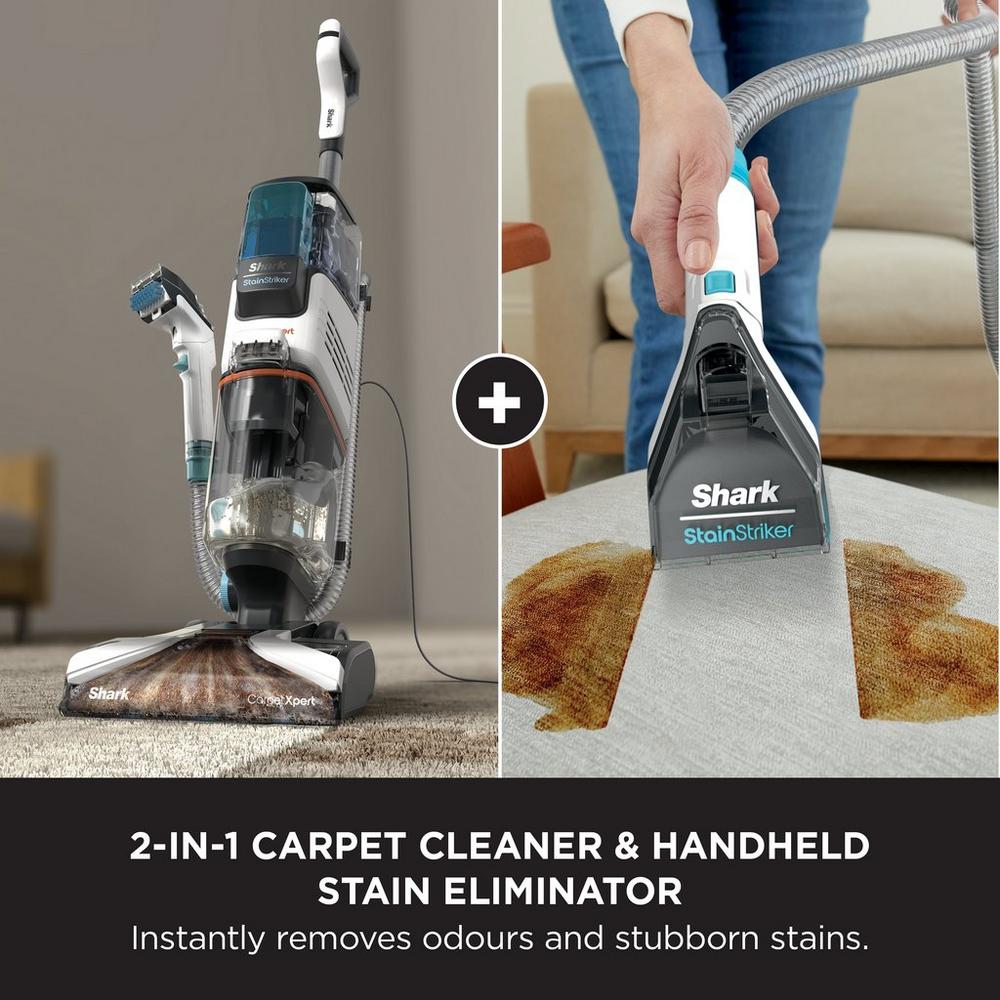 Shark EX200UK CarpetXpert Deep Carpet Cleaner with Built-In StainStriker -