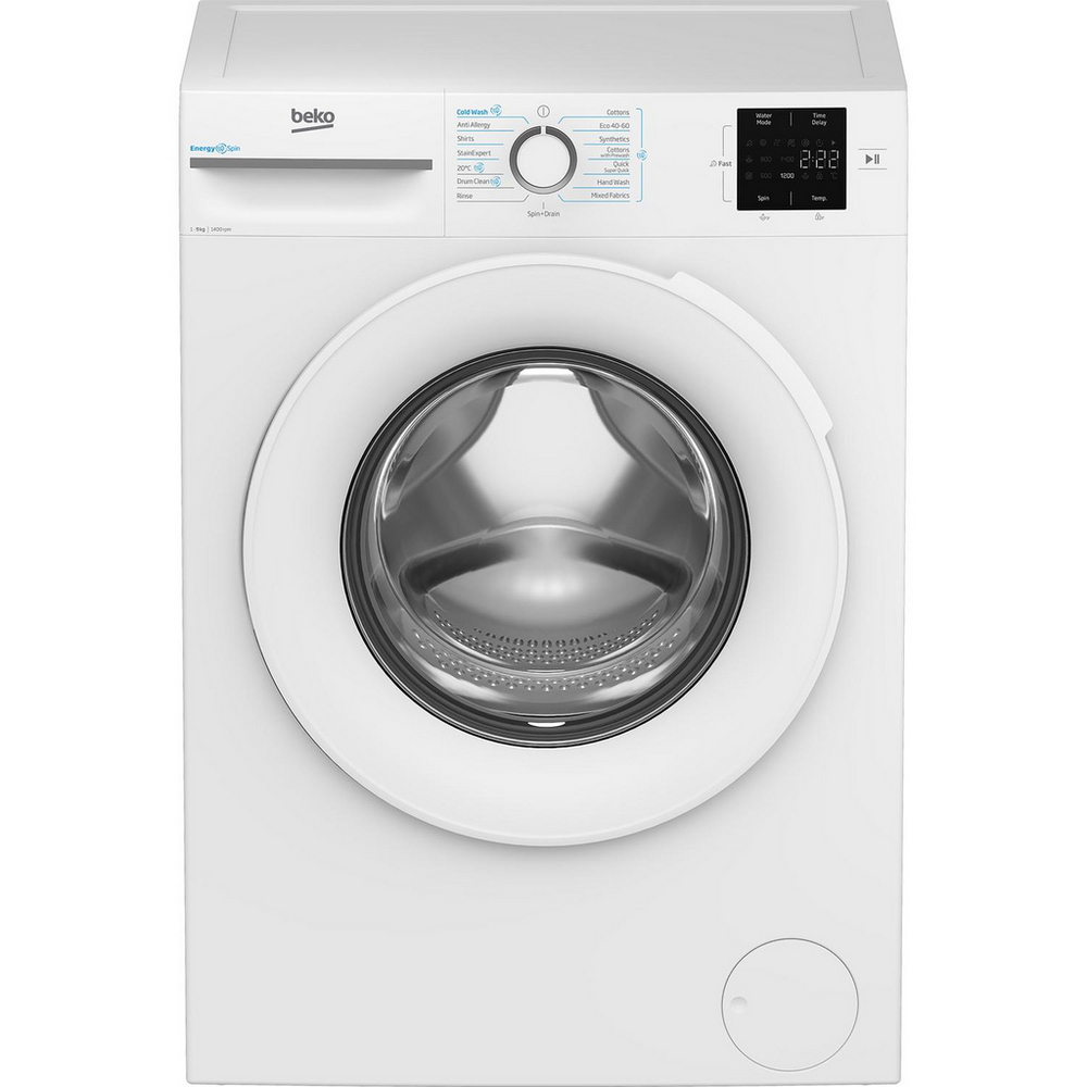 Beko BM3WT3941W 9kg 1400 Spin Washing Machine - White Beko BM3WT3941W 9kg 1400 Spin Washing Machine - White
