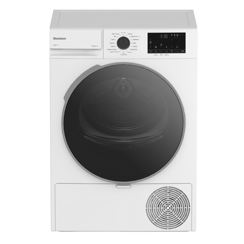 Blomberg LTAH39420W 9kg Heat Pump Tumble Dryer - White Blomberg LTAH39420W 9kg Heat Pump Tumble Dryer - White