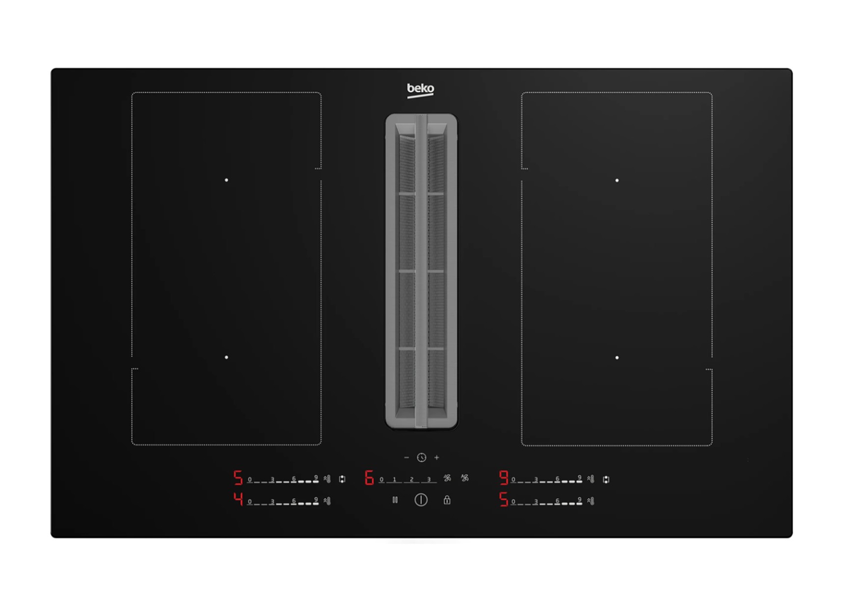 Beko HIXI84700UP 82cm Hob Extractor - Black Beko HIXI84700UP 82cm Hob Extractor - Black