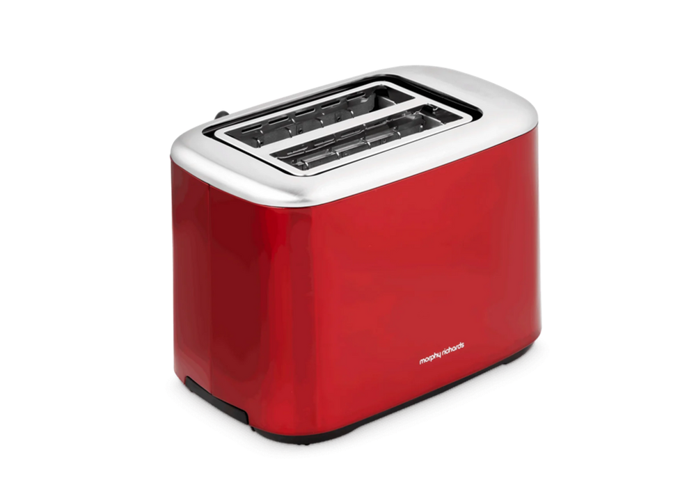 Morphy Richards Appliances 222066 2 Slice Toaster - Red Morphy Richards Appliances 222066 2 Slice Toaster - Red