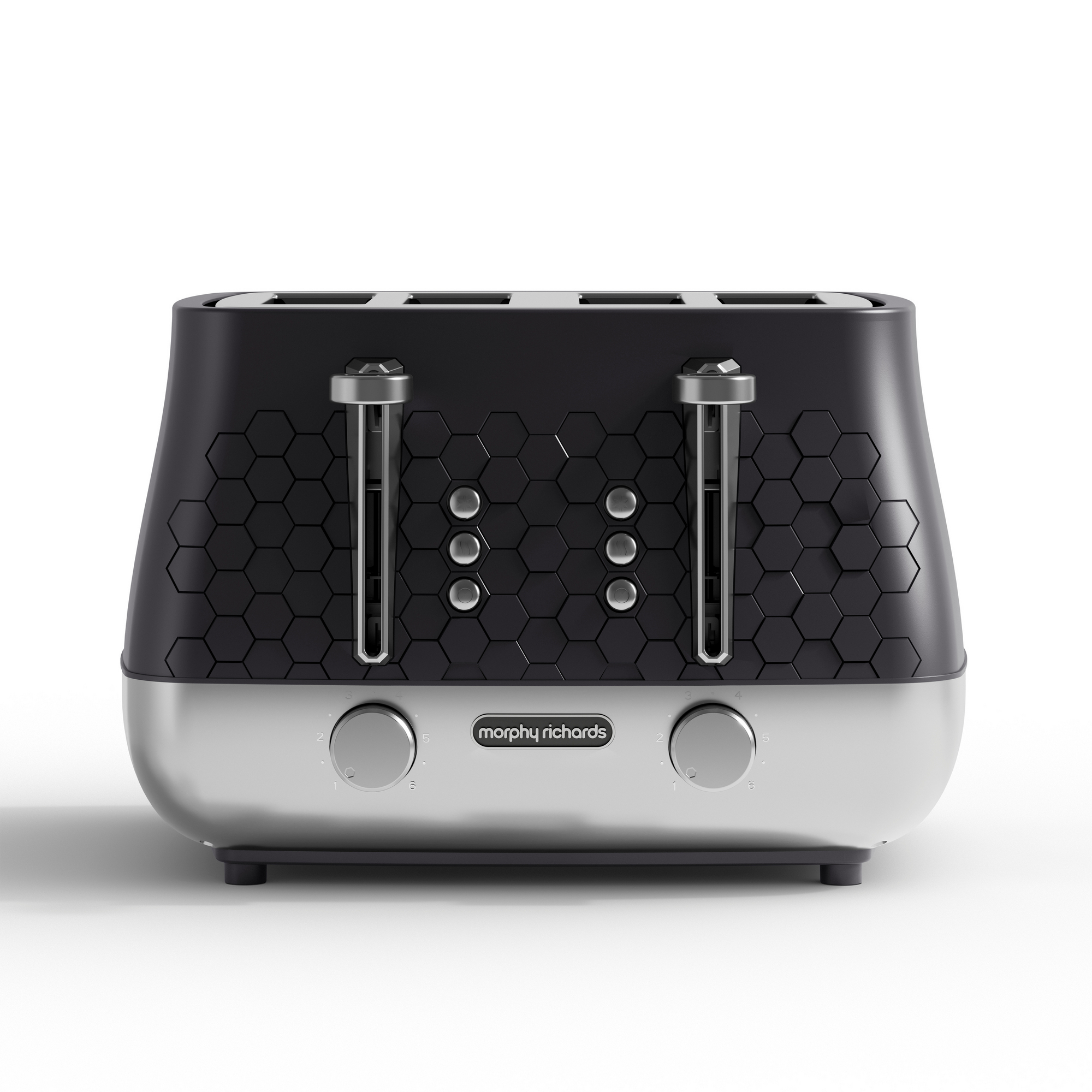 Morphy Richards Cassini 4-Slice Toaster Moonless Night - Black